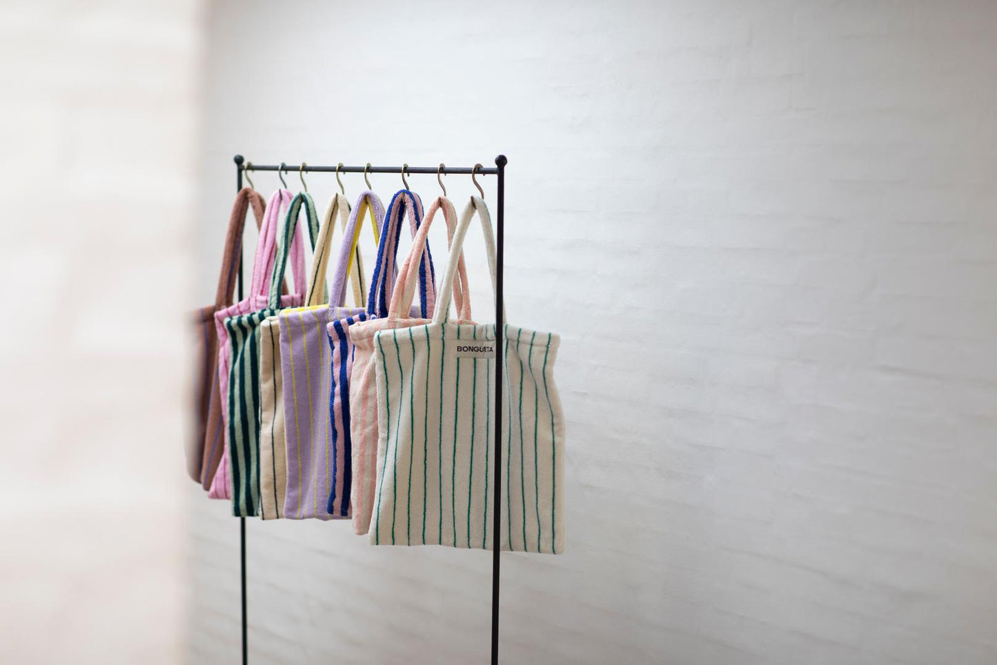 Naram Tote Bag | Pure White & Grass