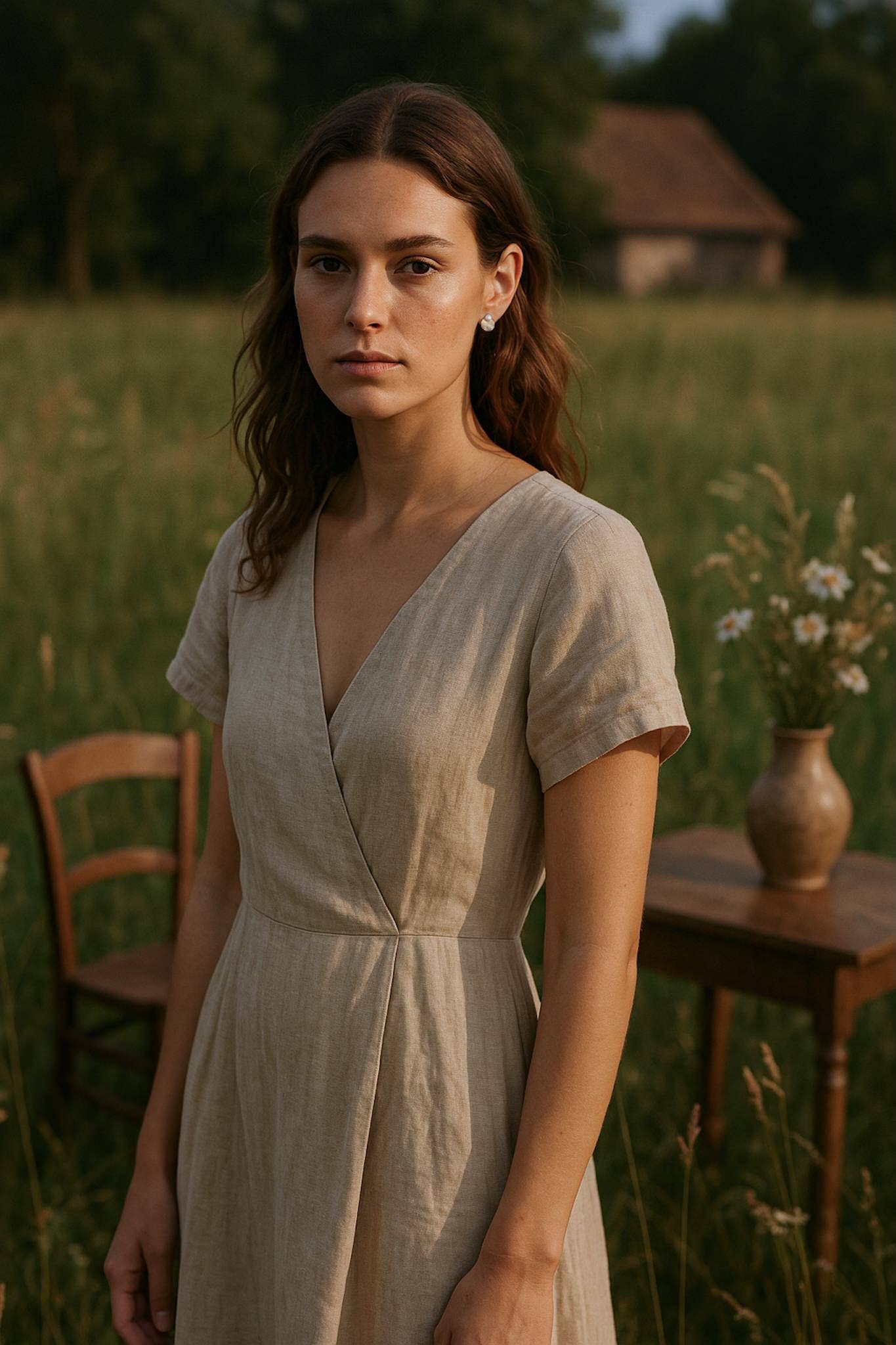 O'Milo - Textured Disc Pearl Studs. Mira