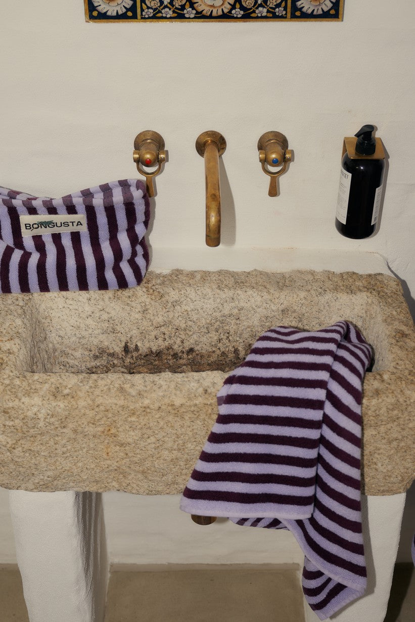 Naram Toiletry Bag | Wine & Lavender Blue