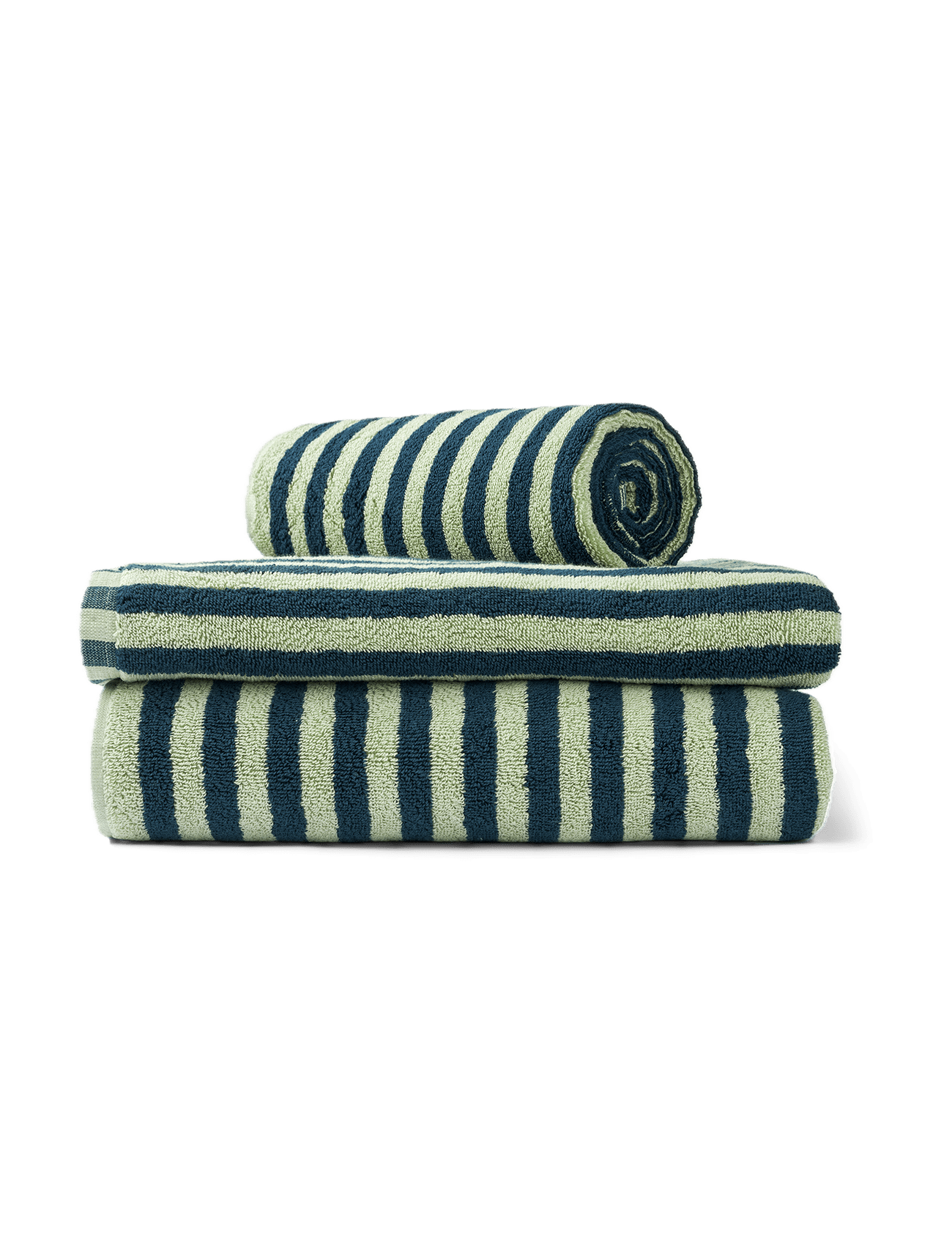 Naram Hand Towel | Sea Foam & Deep Teal