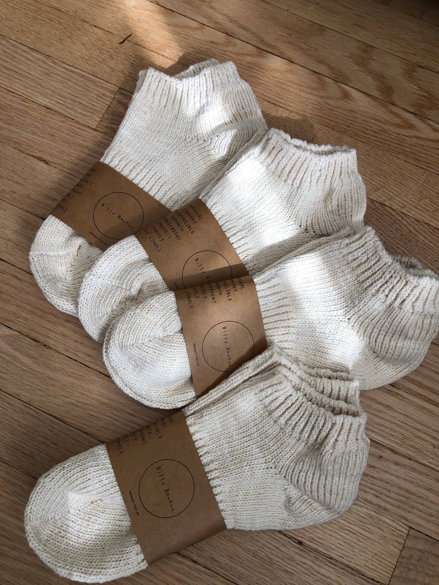 Billy Bamboo - SLUB COTTON BOAT SOCKS