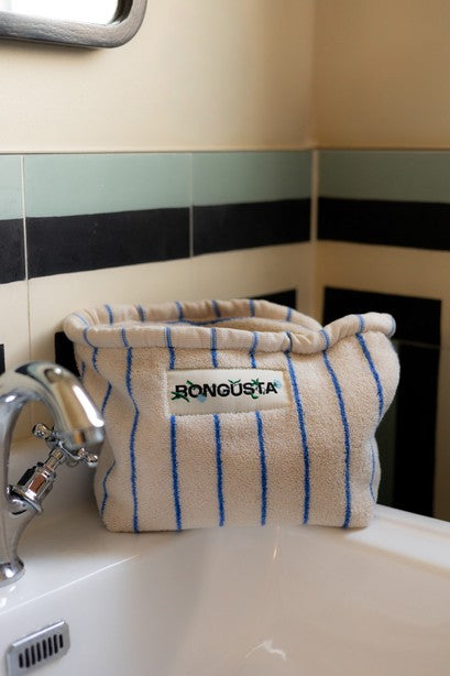Naram Toiletry Bag | Moonbeam & Ultramarine