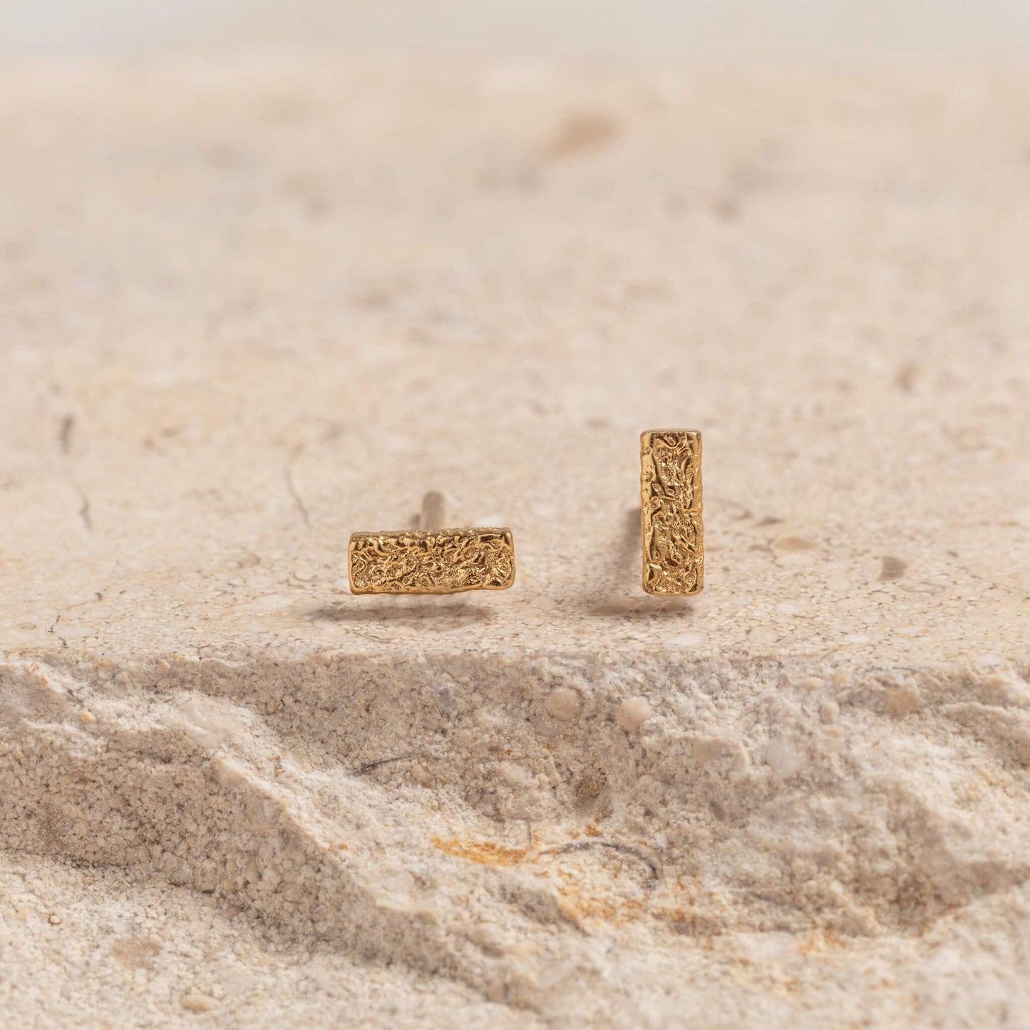 Claire Hill Designs - Dainty Gold Vermeil Stud Earrings | Minimal & Timeless
