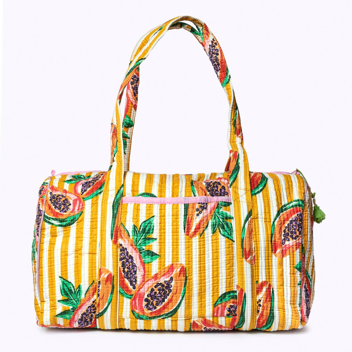 kikooni - Handmade Cotton Bag "My Papaya Life"