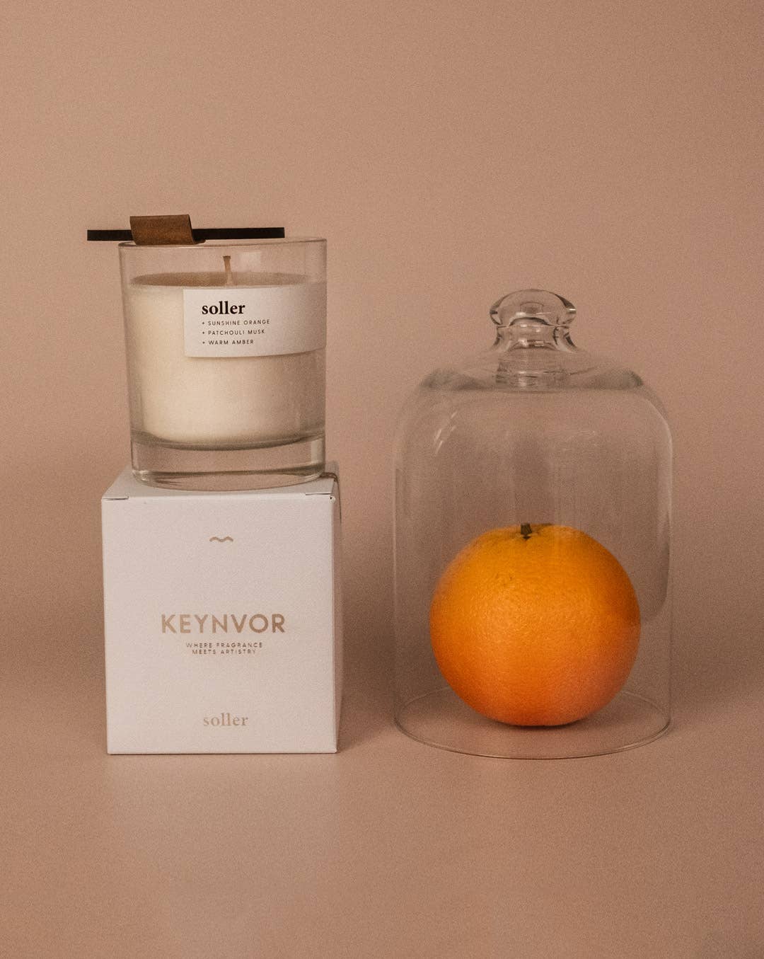 Keynvor Candle Co - Soller | Warm Orange + Seared Amber | Premium Soy Wax