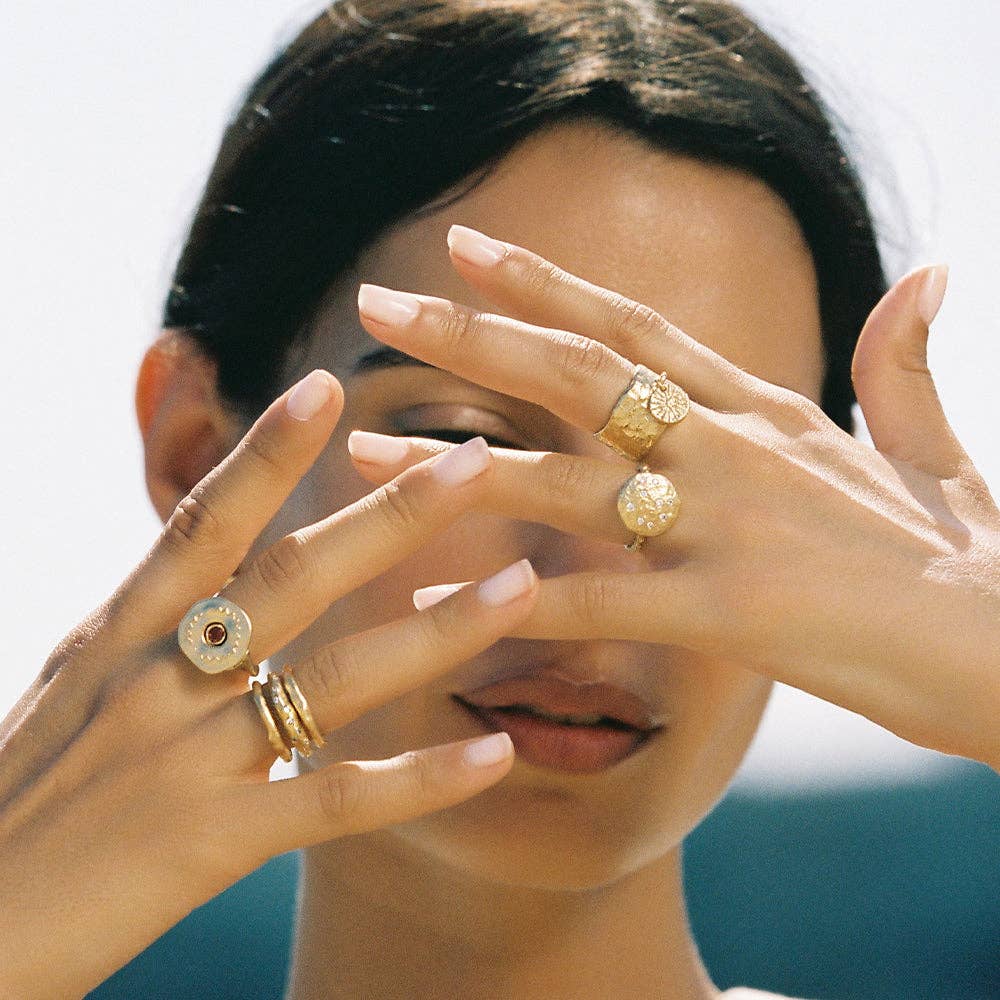 Agapée Jewelry - Iris Ring | Jewelry Gold Gift Waterproof