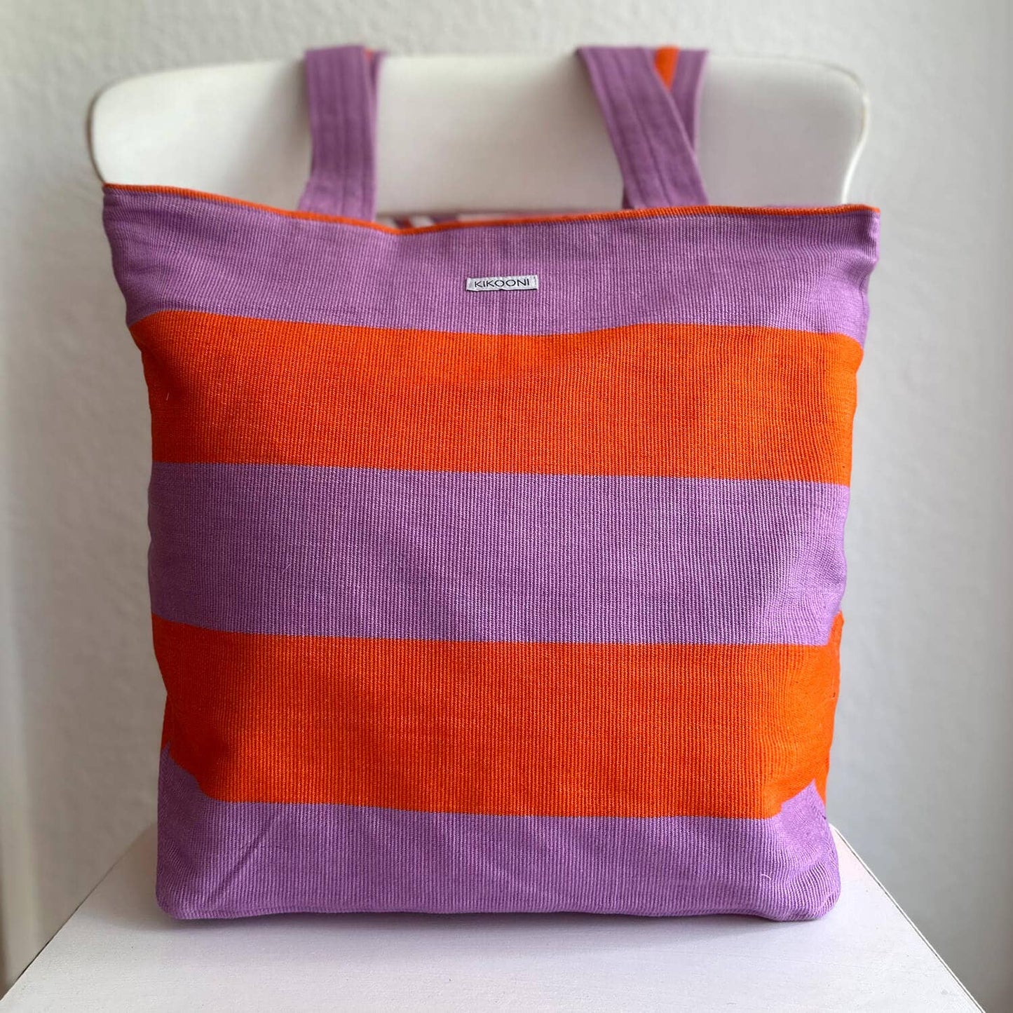 kikooni -  handwoven beach bag “BELEZZA”