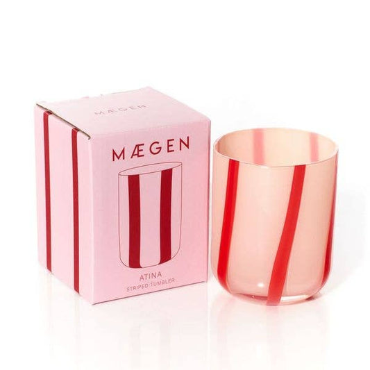 MÆGEN - Atina Glassware - Pink & Red