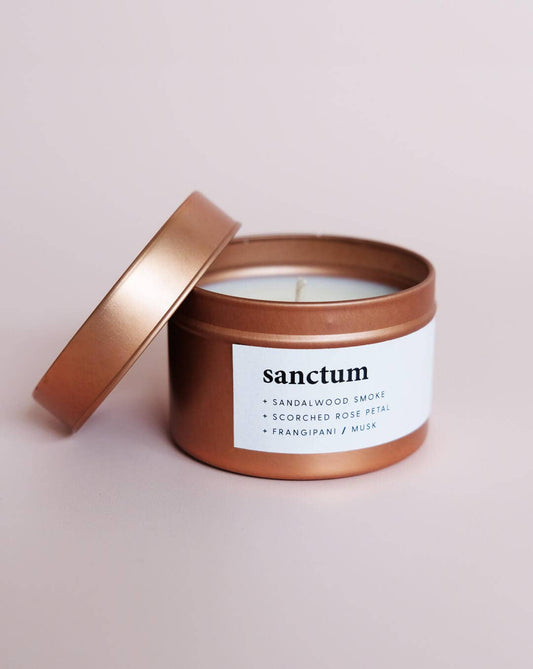 Keynvor Candle Co - Sanctum | 90g Rose Gold Nook Tin