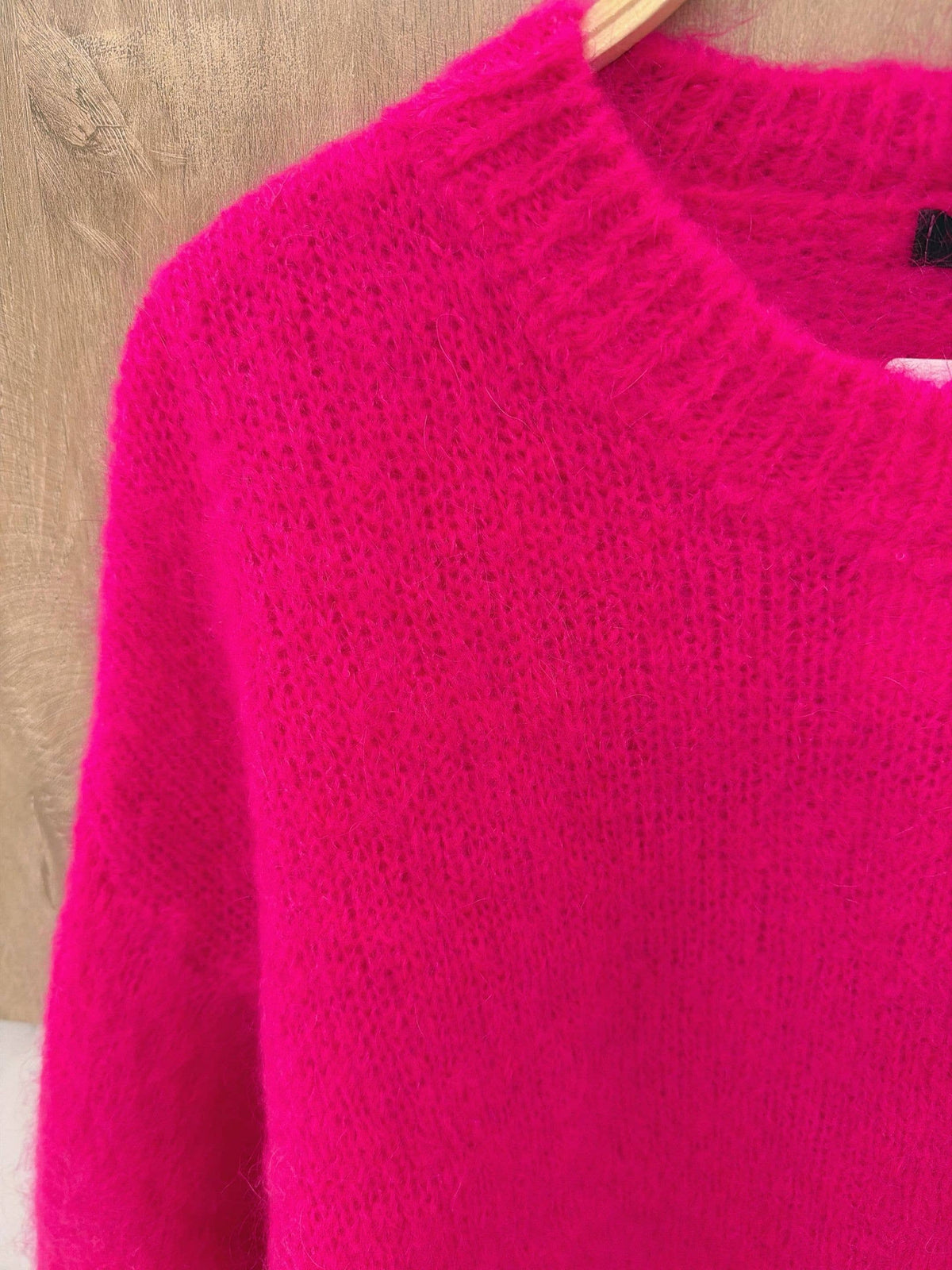 Orice - Round-neck pullover in kid mohair & wool - Made in Italy