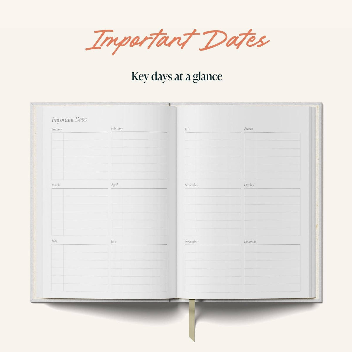 Yop & Tom | Journals, Notebooks & Planners - Undated Daily Planner Pruple | Page a Day | A5 Hardcover