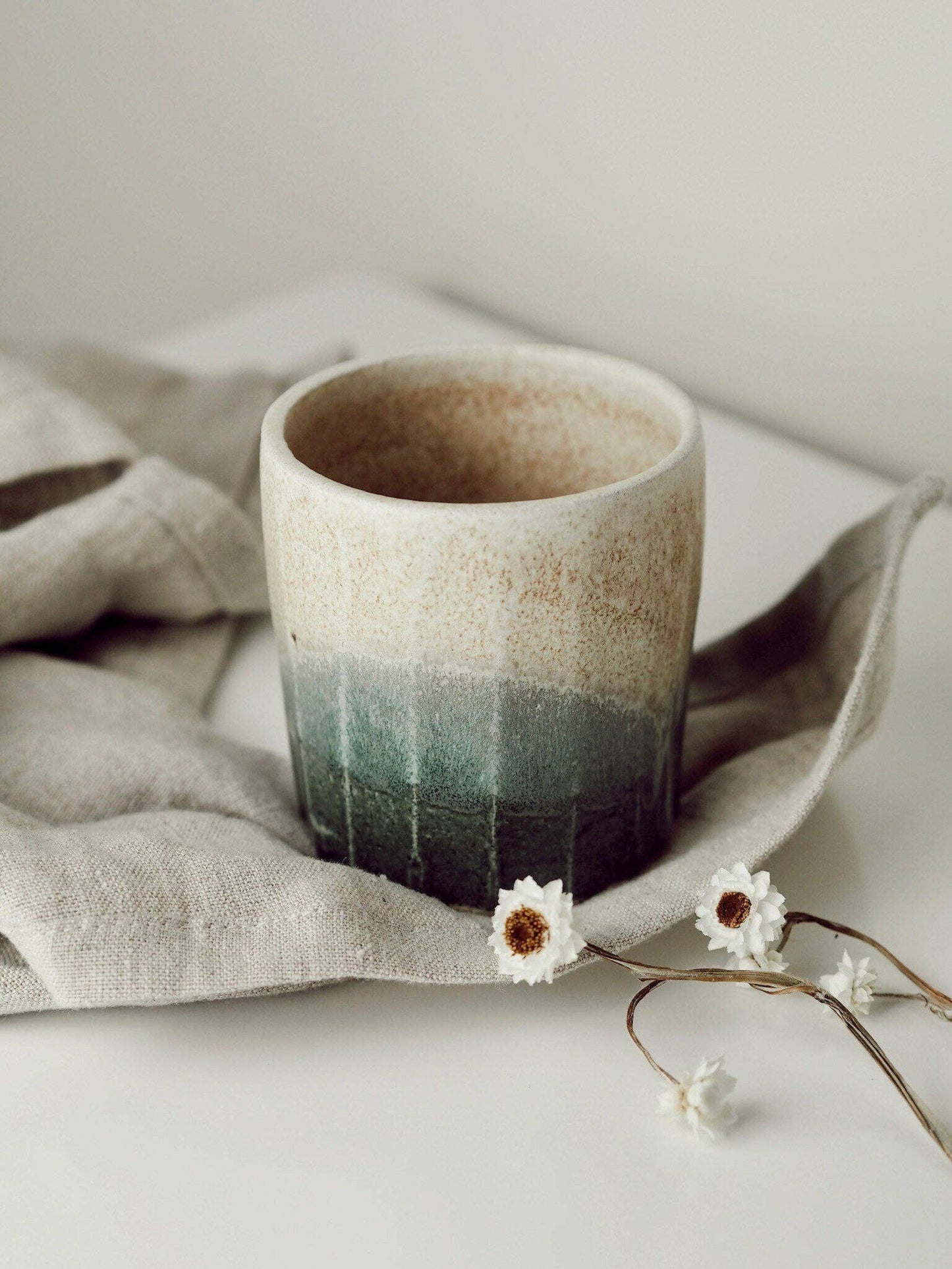 Charlotte Manser Ceramics - ‘Mountains’ 250ml Beaker