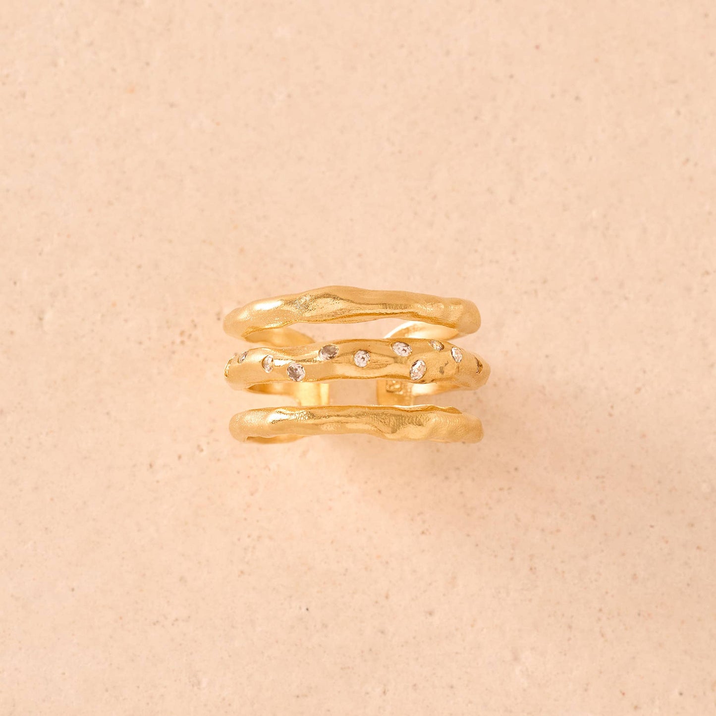 Agapée Jewelry - Iris Ring | Jewelry Gold Gift Waterproof