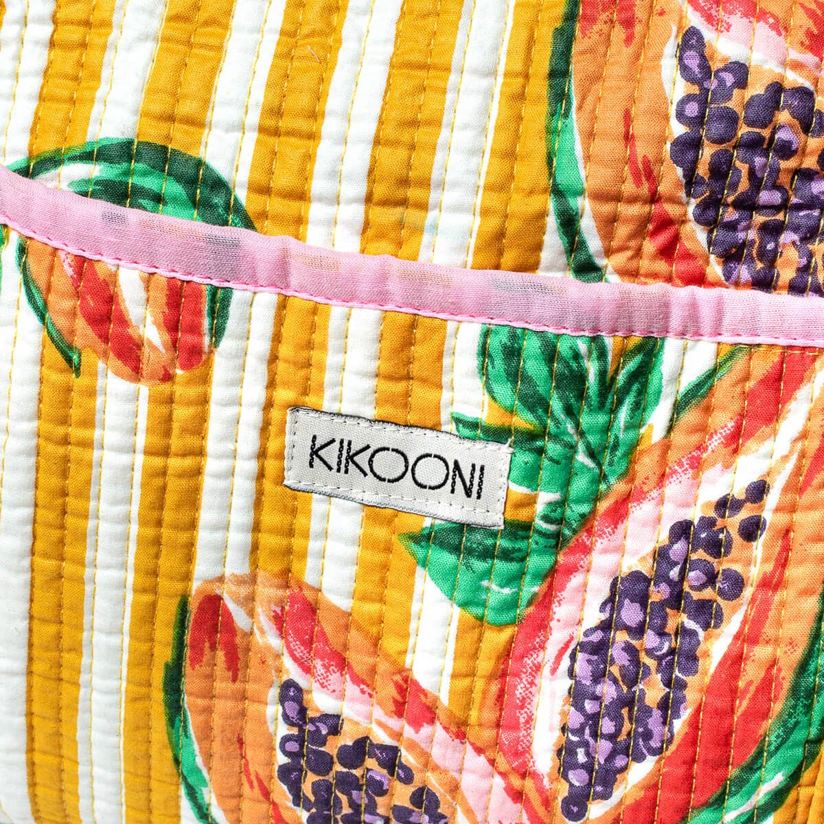 kikooni - Handmade Cotton Bag "My Papaya Life"