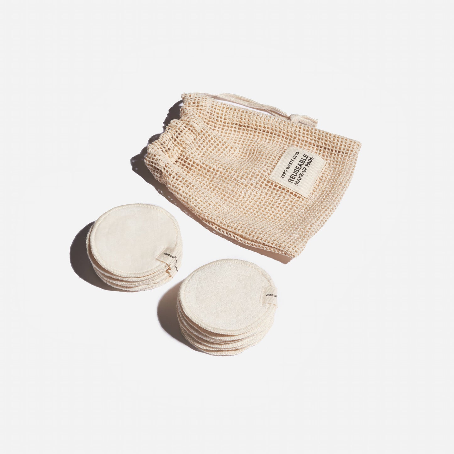 Zero Waste Club - Reusable Organic Cotton Makeup Remover Pads | Pack of 16