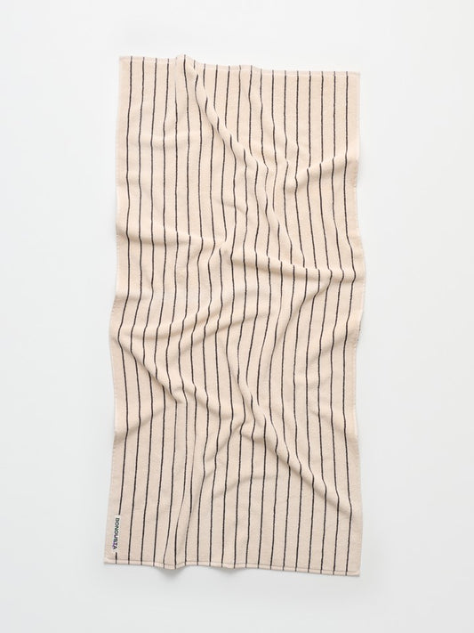 Naram Bath Towel | Creme & Ink