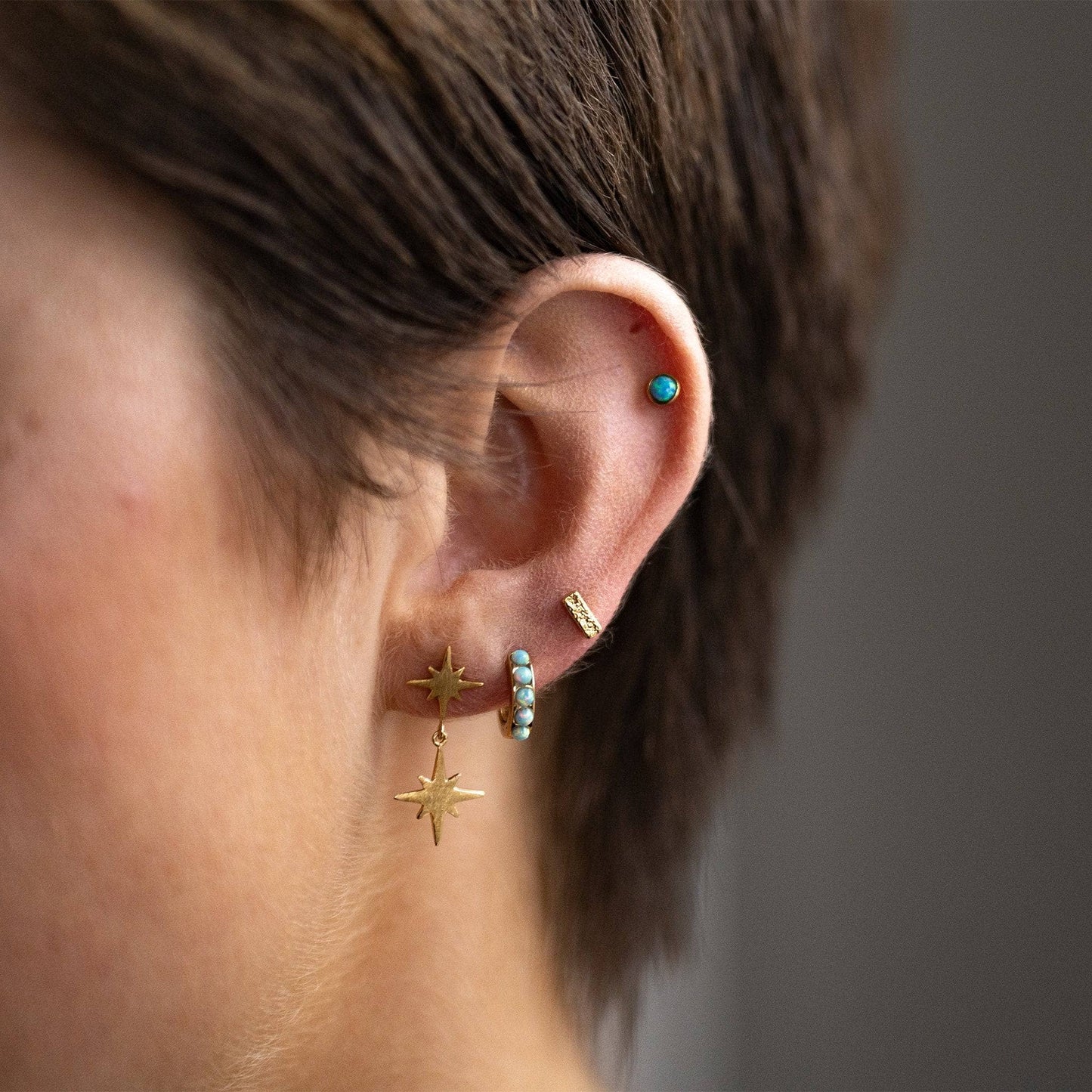 Claire Hill Designs - Dainty Gold Vermeil Stud Earrings | Minimal & Timeless