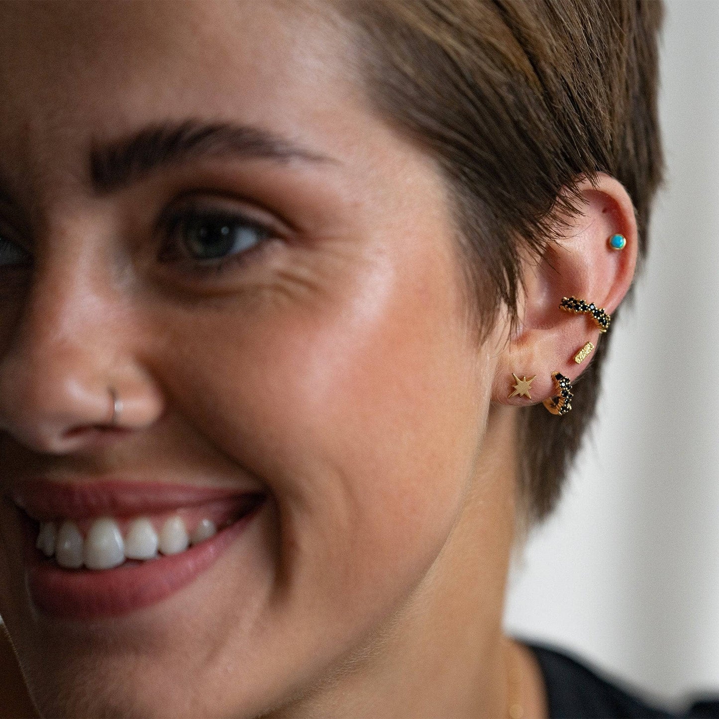 Claire Hill Designs - Dainty Gold Vermeil Stud Earrings | Minimal & Timeless