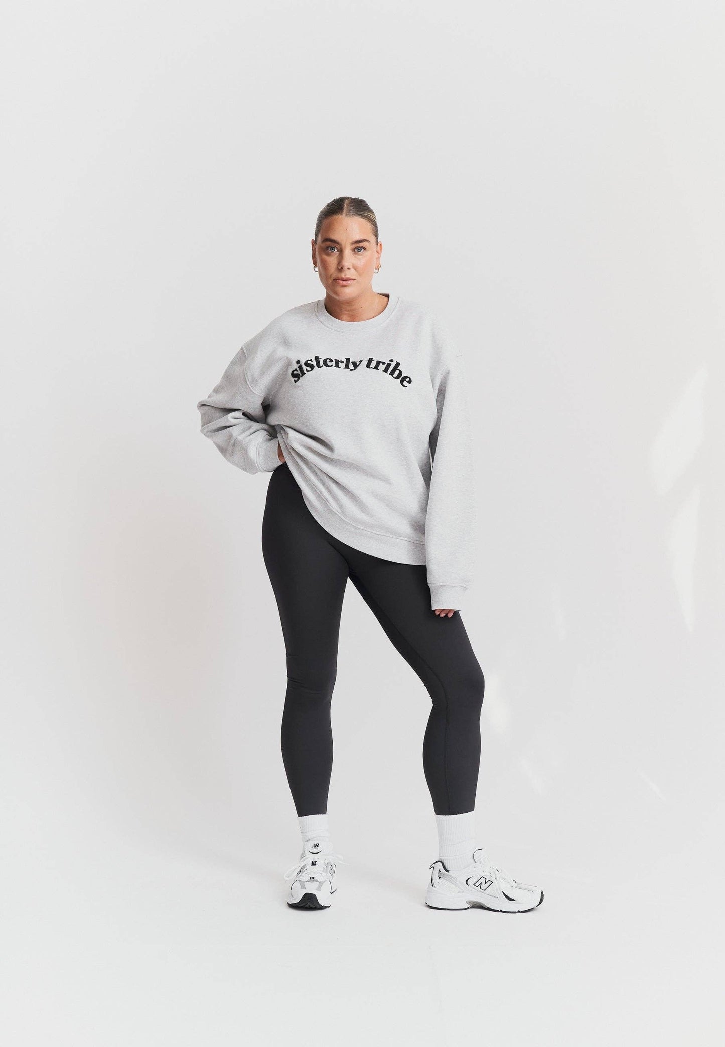 Sisterly Tribe - Sisterly Tribe Sweatshirt - Grey Marl