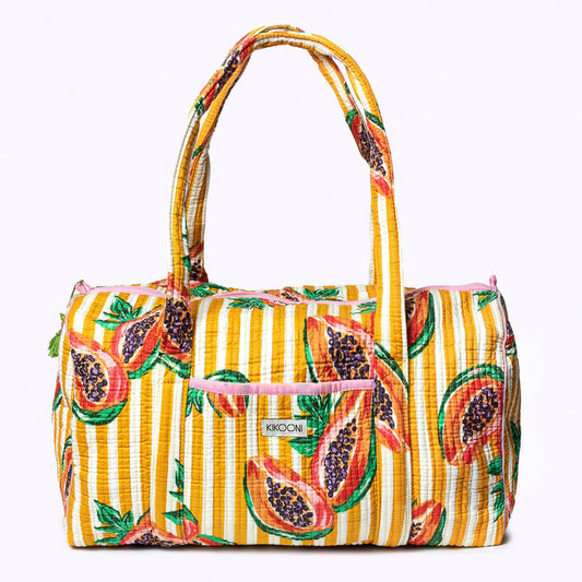 kikooni - Handmade Cotton Bag "My Papaya Life"