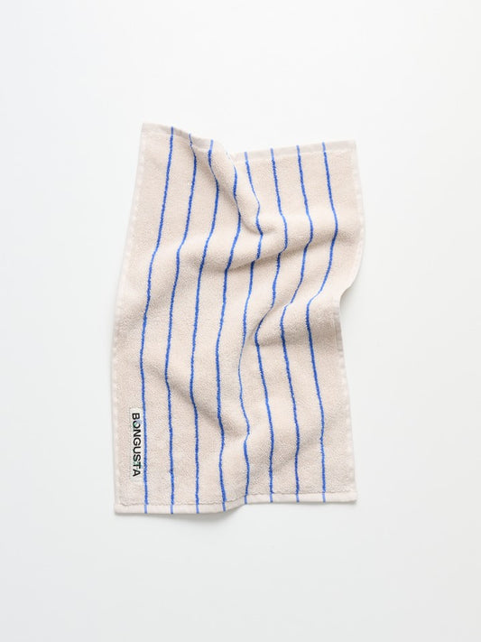 Naram Guest Towel | Moonbeam & Ultramarine