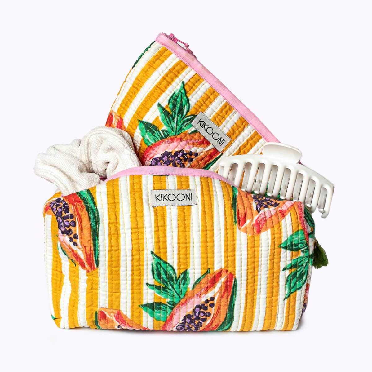 kikooni - Cosmetic Bag "My Papaya Life"