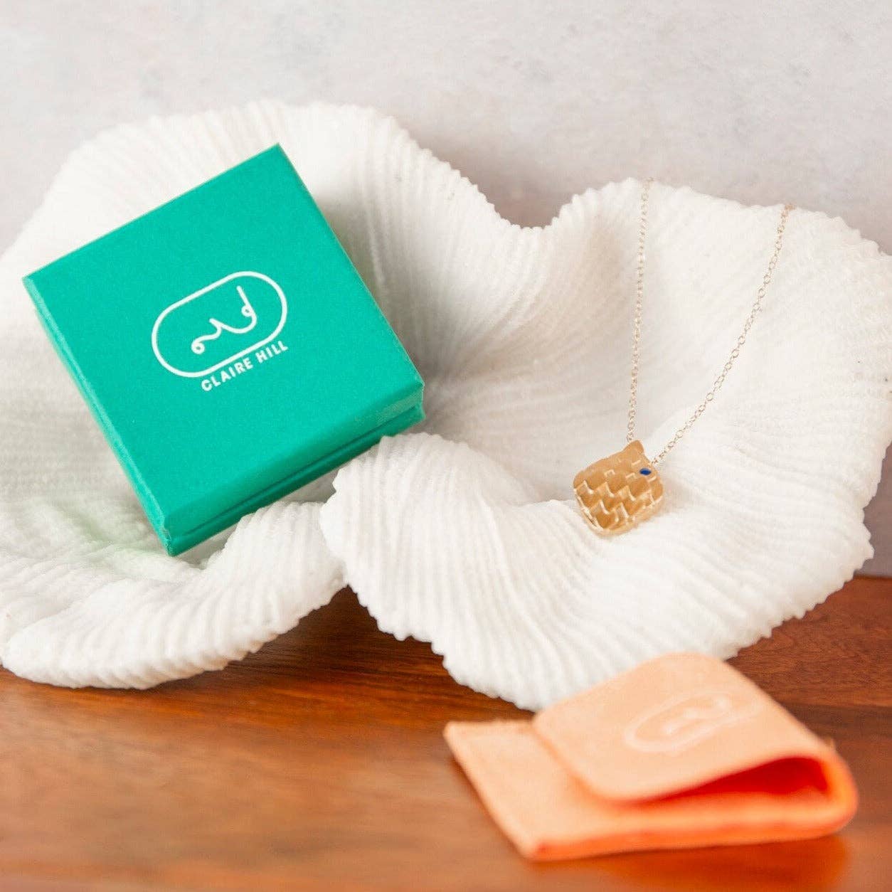 Claire Hill Designs - Large Gold Hoop Earrings - Antique-Textured 