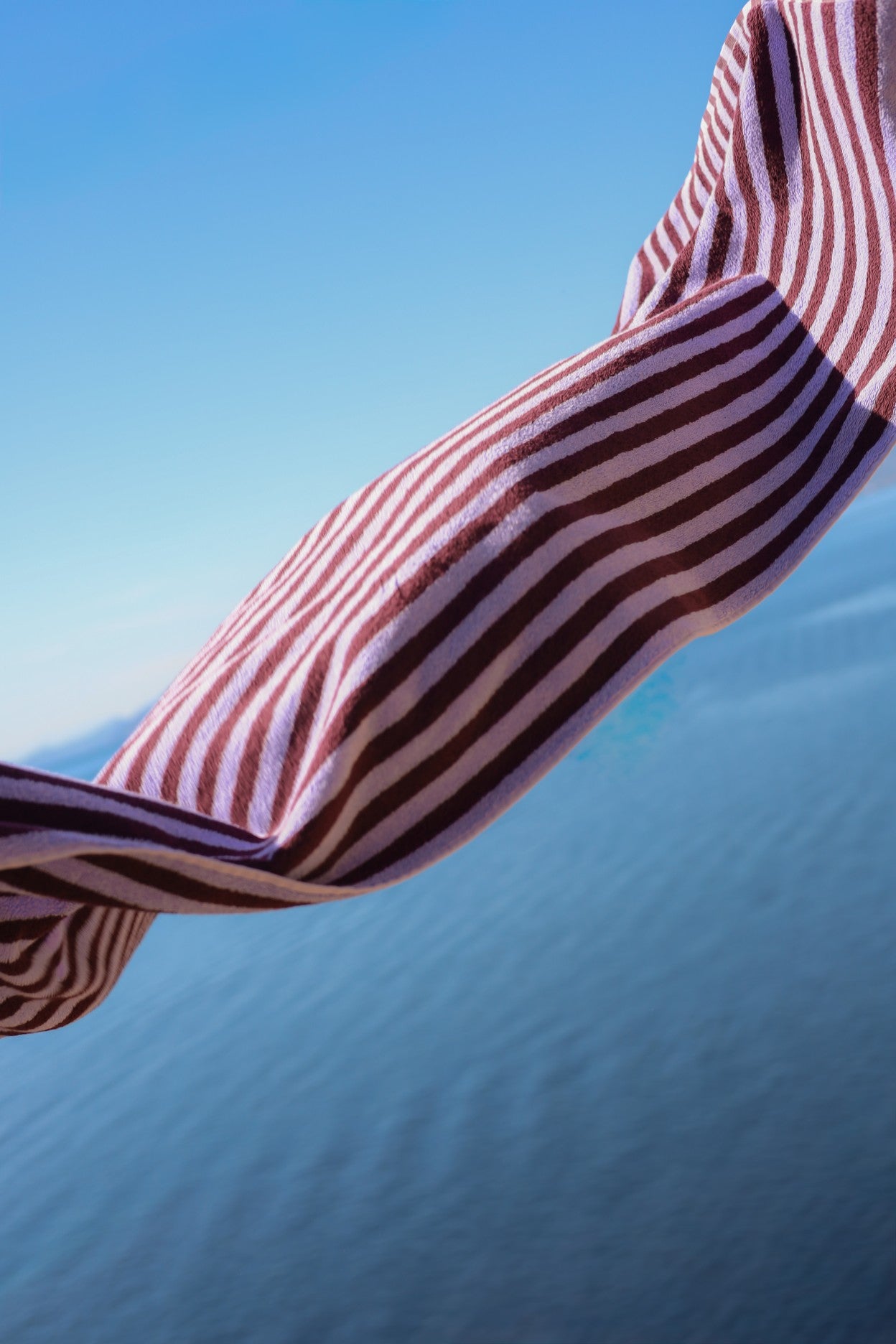 Naram Bath Towel | Wine & Lavender Blue