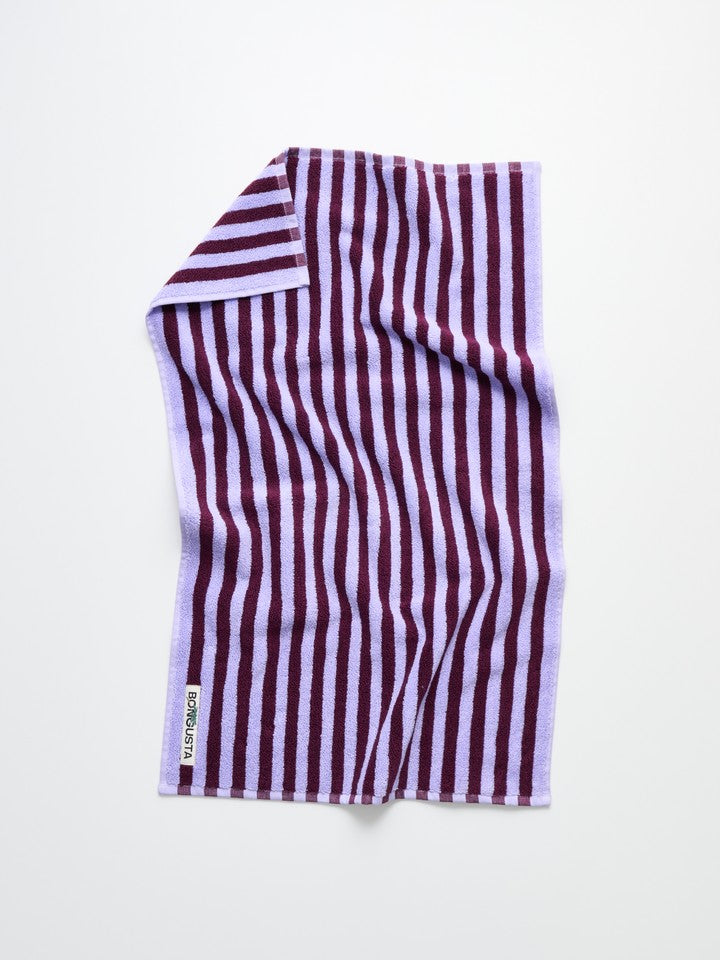 Naram Hand Towel | Wine & Lavender Blue