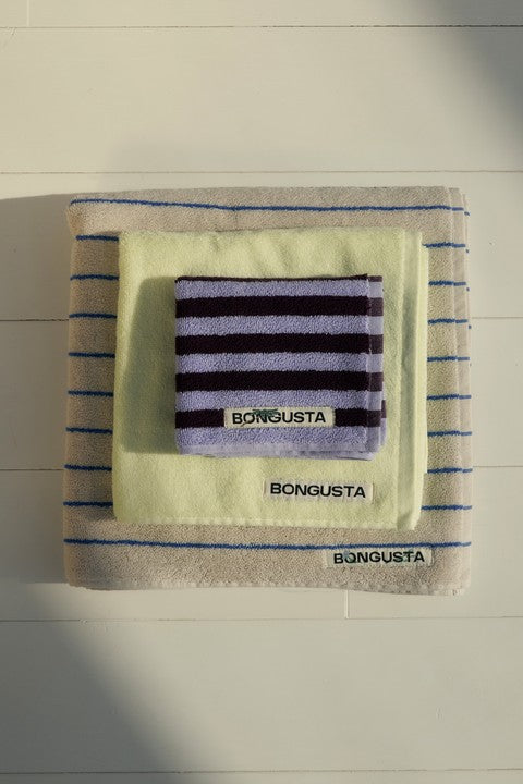 Naram Guest Towel | Moonbeam & Ultramarine