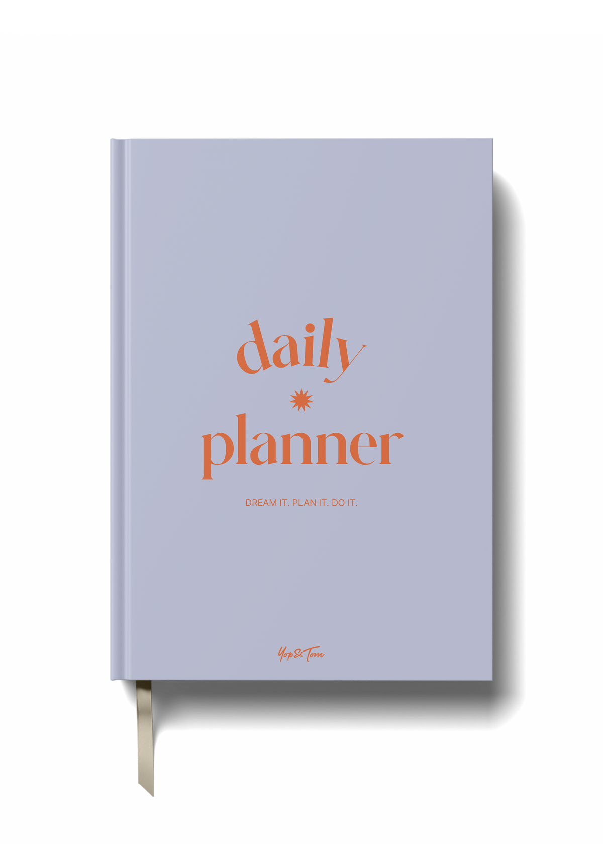 Yop & Tom | Journals, Notebooks & Planners - Undated Daily Planner Pruple | Page a Day | A5 Hardcover