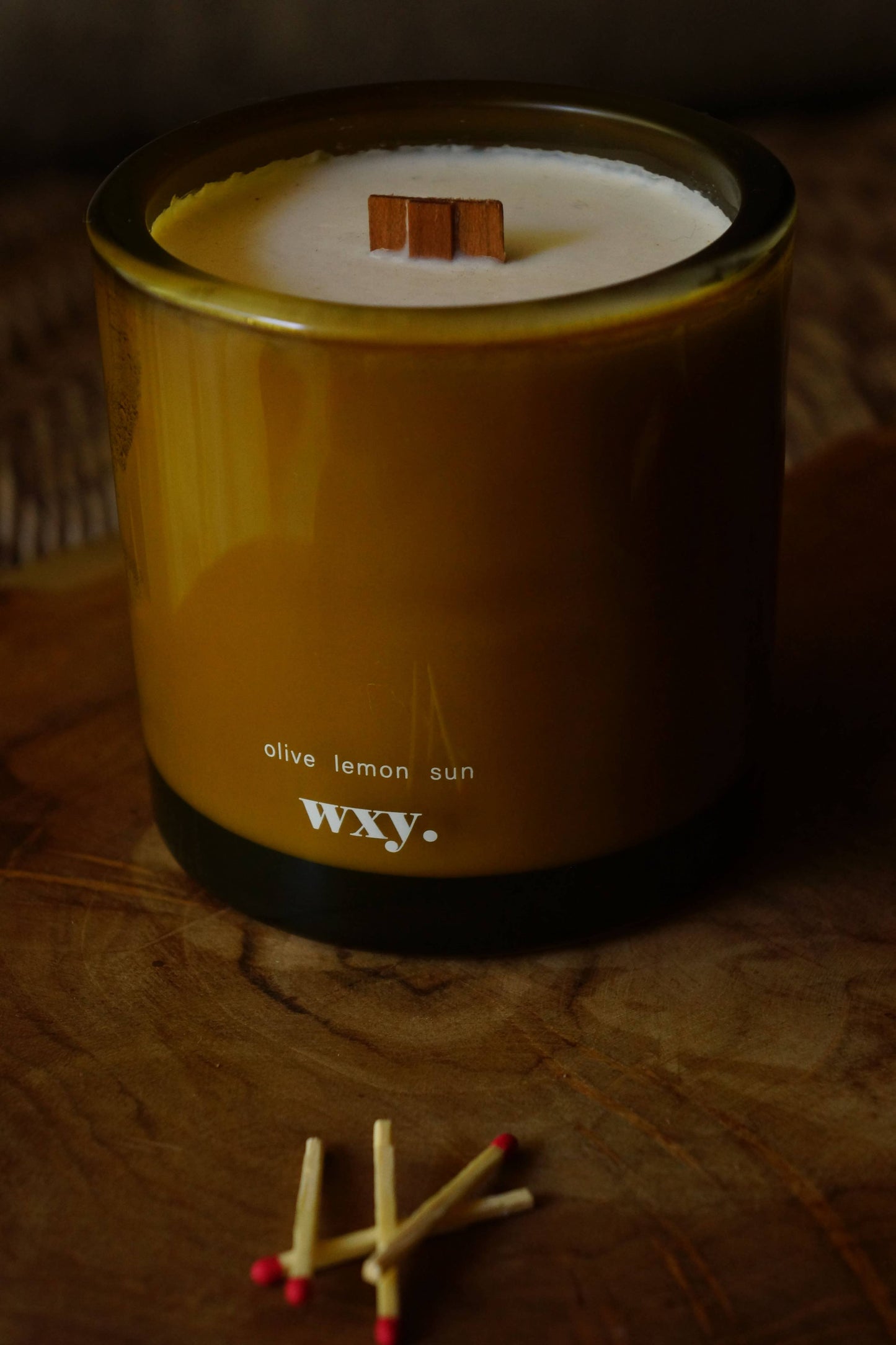 wxy. - Roam. - 12.5oz candle - olive. lemon. sun.