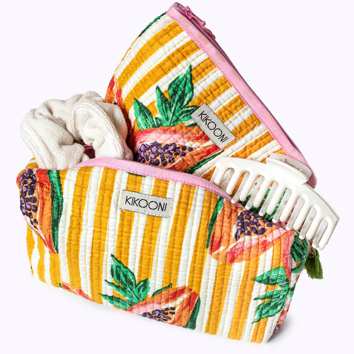 kikooni - Cosmetic Bag "My Papaya Life"