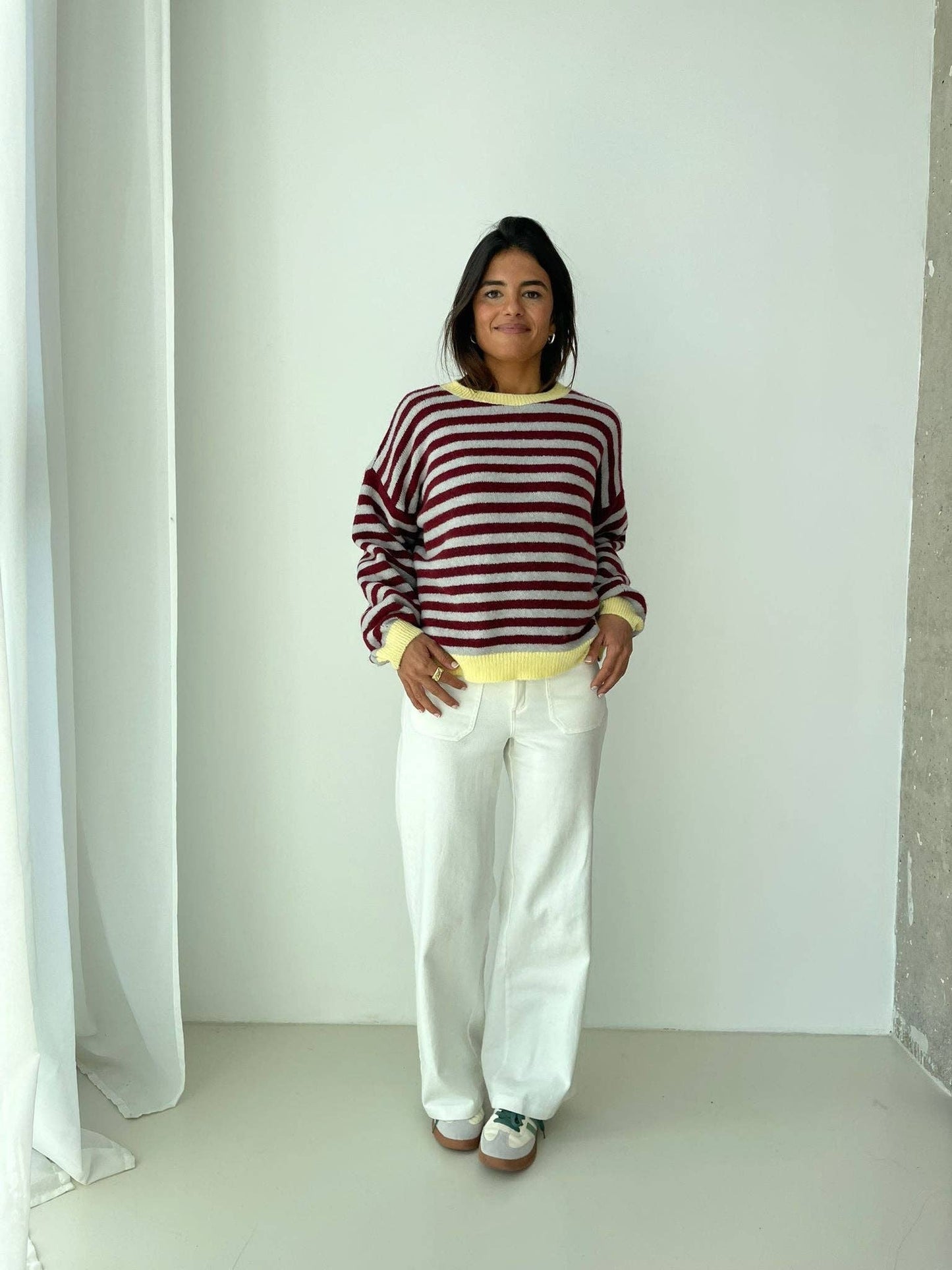 MindTraveler - Jersey Pia Burgundy and Gray