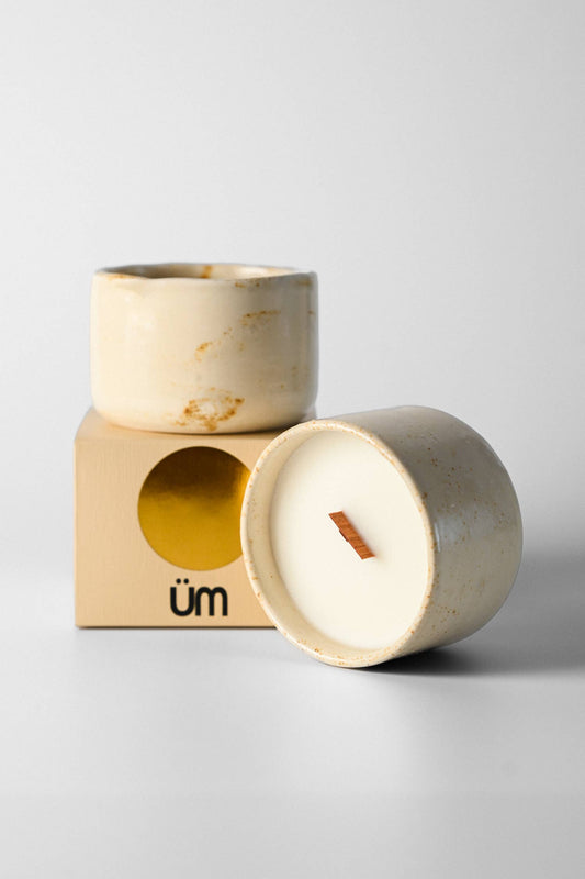 Studio ÜM - Gingerbread Candle Mug. Christmas 