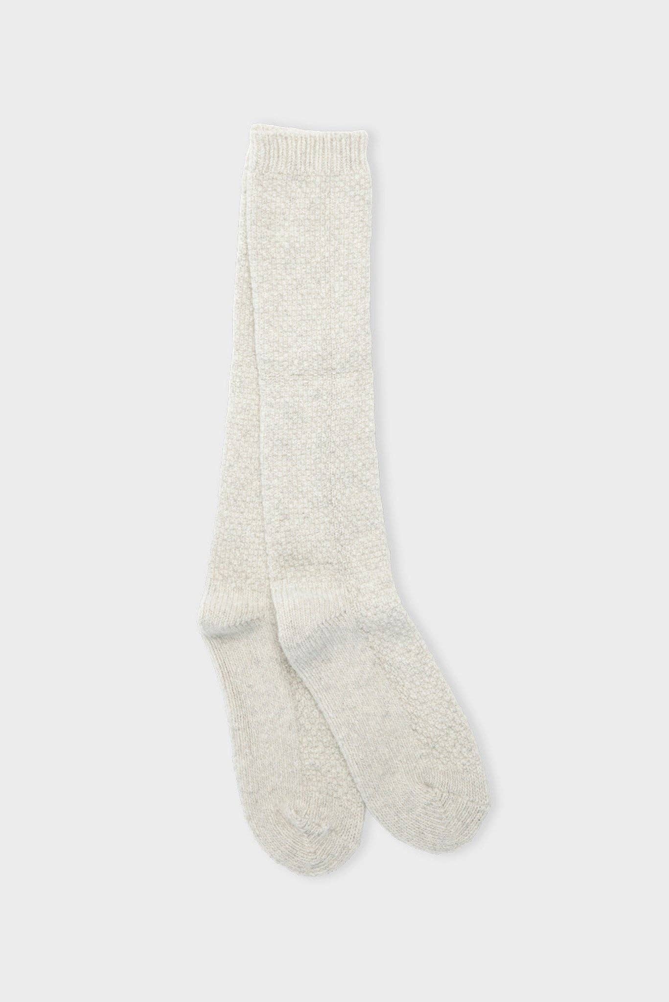 moshi moshi mind - Pearly socks - Egret Melange