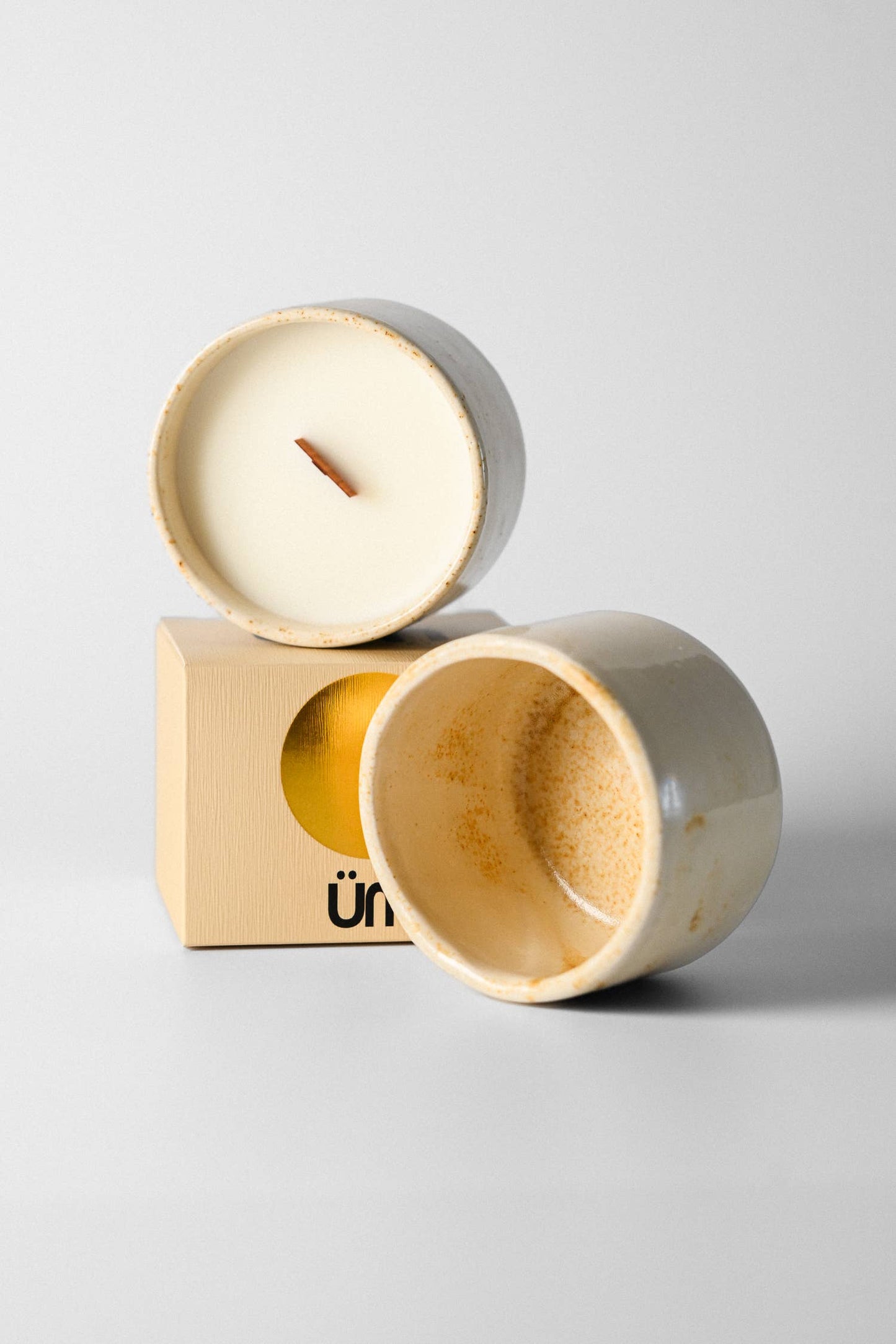 Studio ÜM - Gingerbread Candle Mug. Christmas 