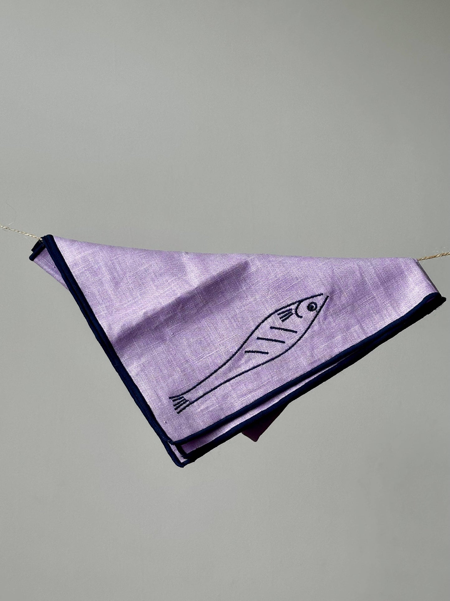 MÆGEN - Linen Blend Napkins - Fish (Set of 2)