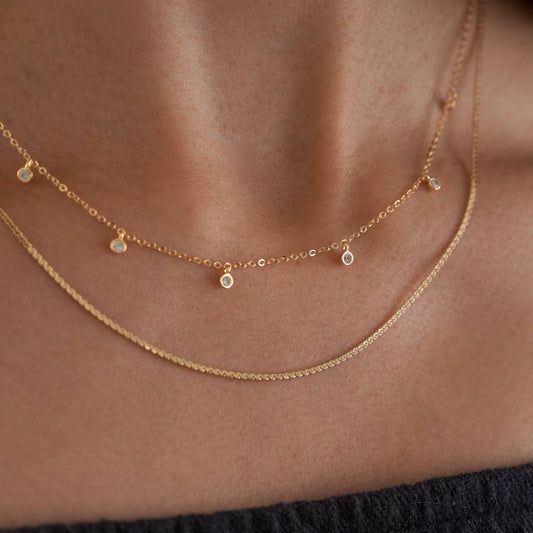 Meora Paris - 18k Gold Plated Glow Necklace