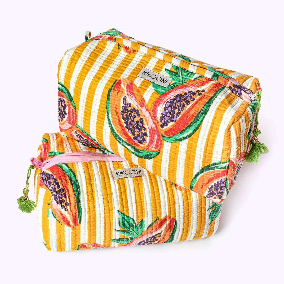 kikooni - Cosmetic Bag "My Papaya Life"