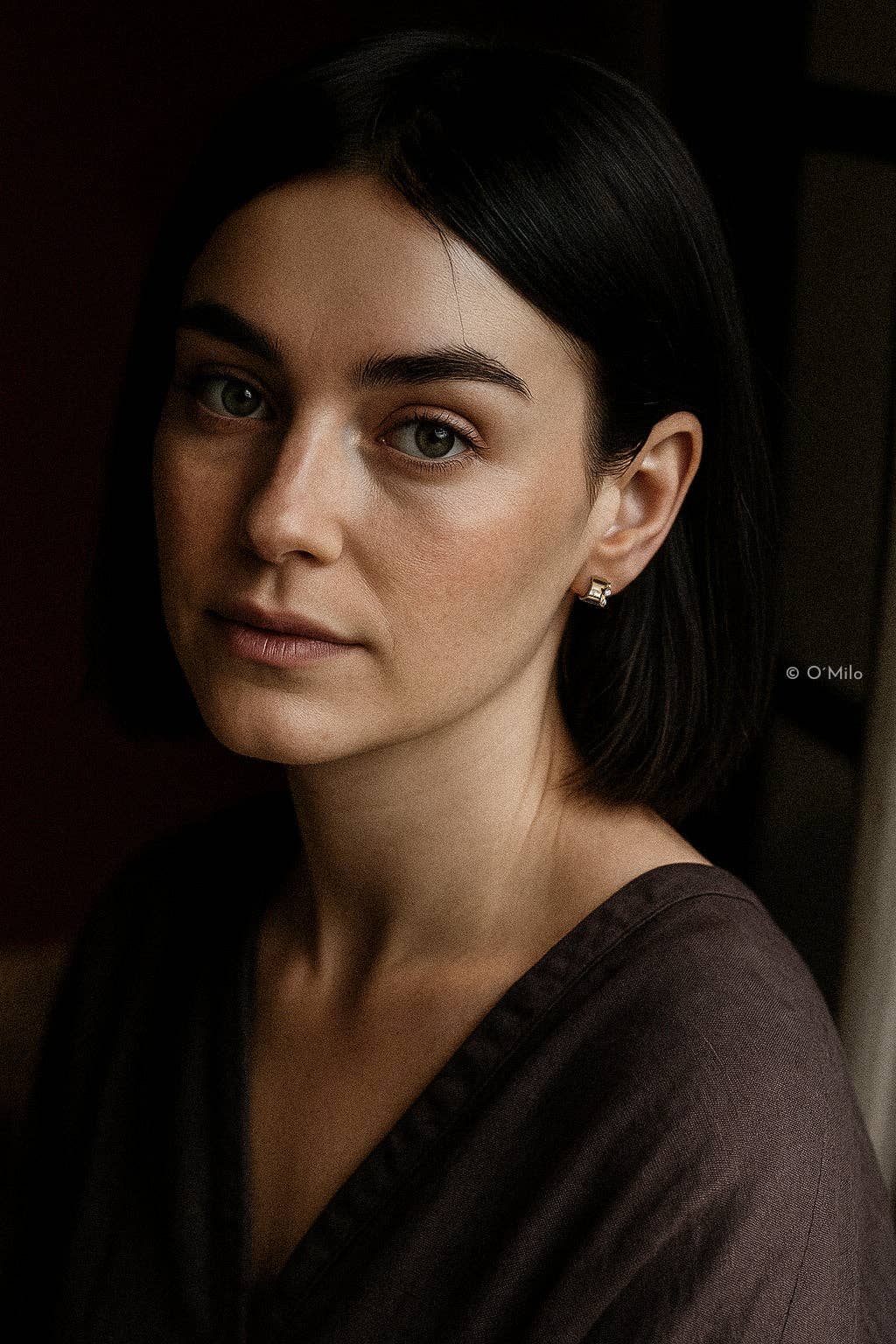 O'Milo - Golden Petal Hoops. Muse