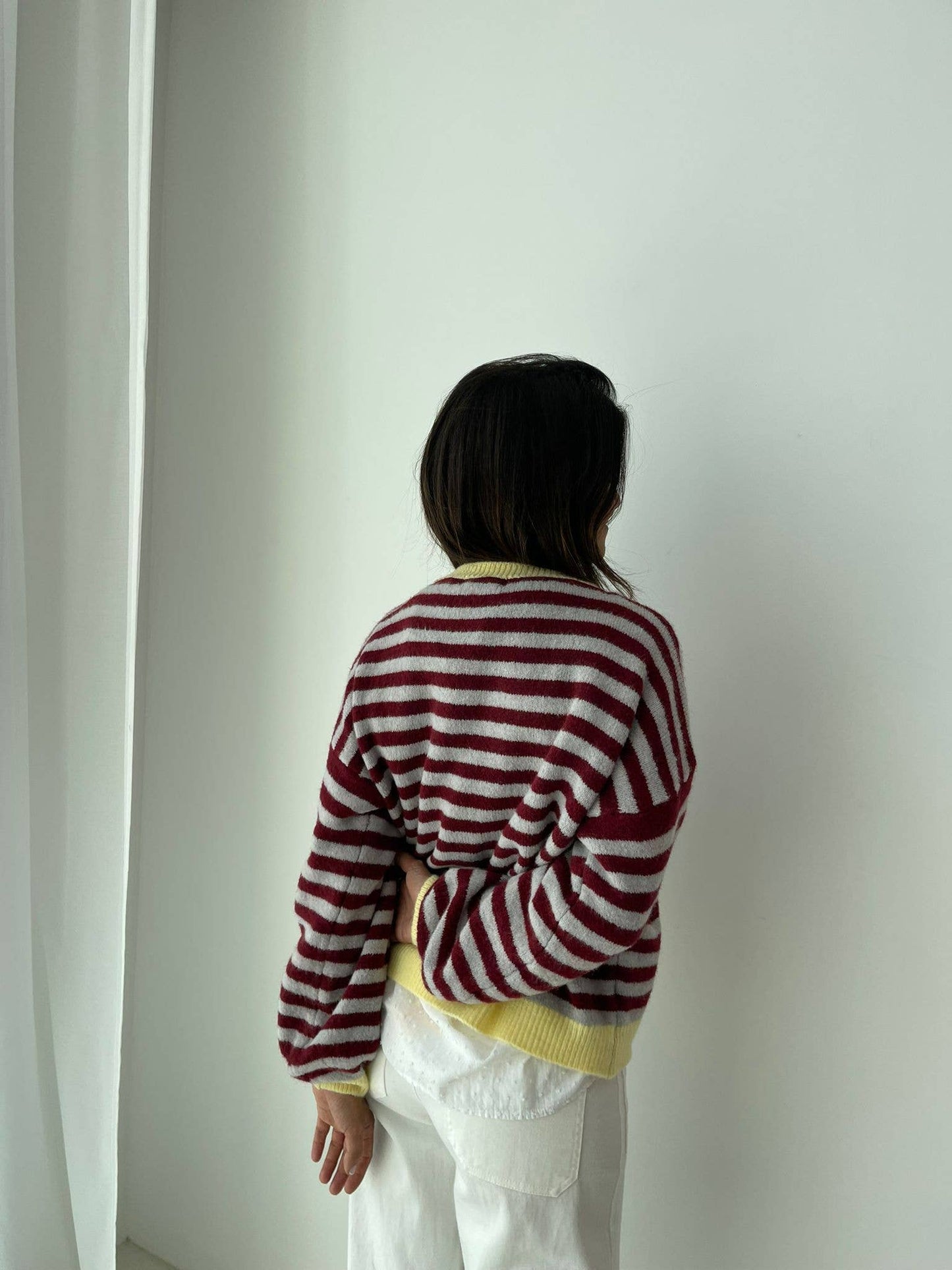 MindTraveler - Jersey Pia Burgundy and Gray