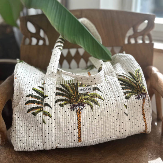 kikooni - Handmade cotton bag “Palms”