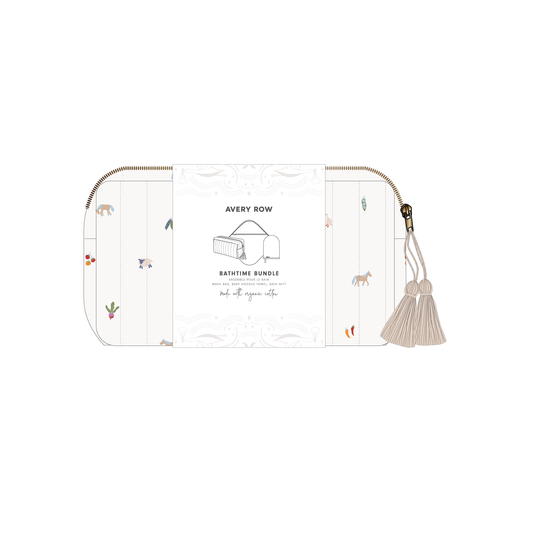 Avery Row - Bathtime Bundle New Baby Gift Set  - Little Farm