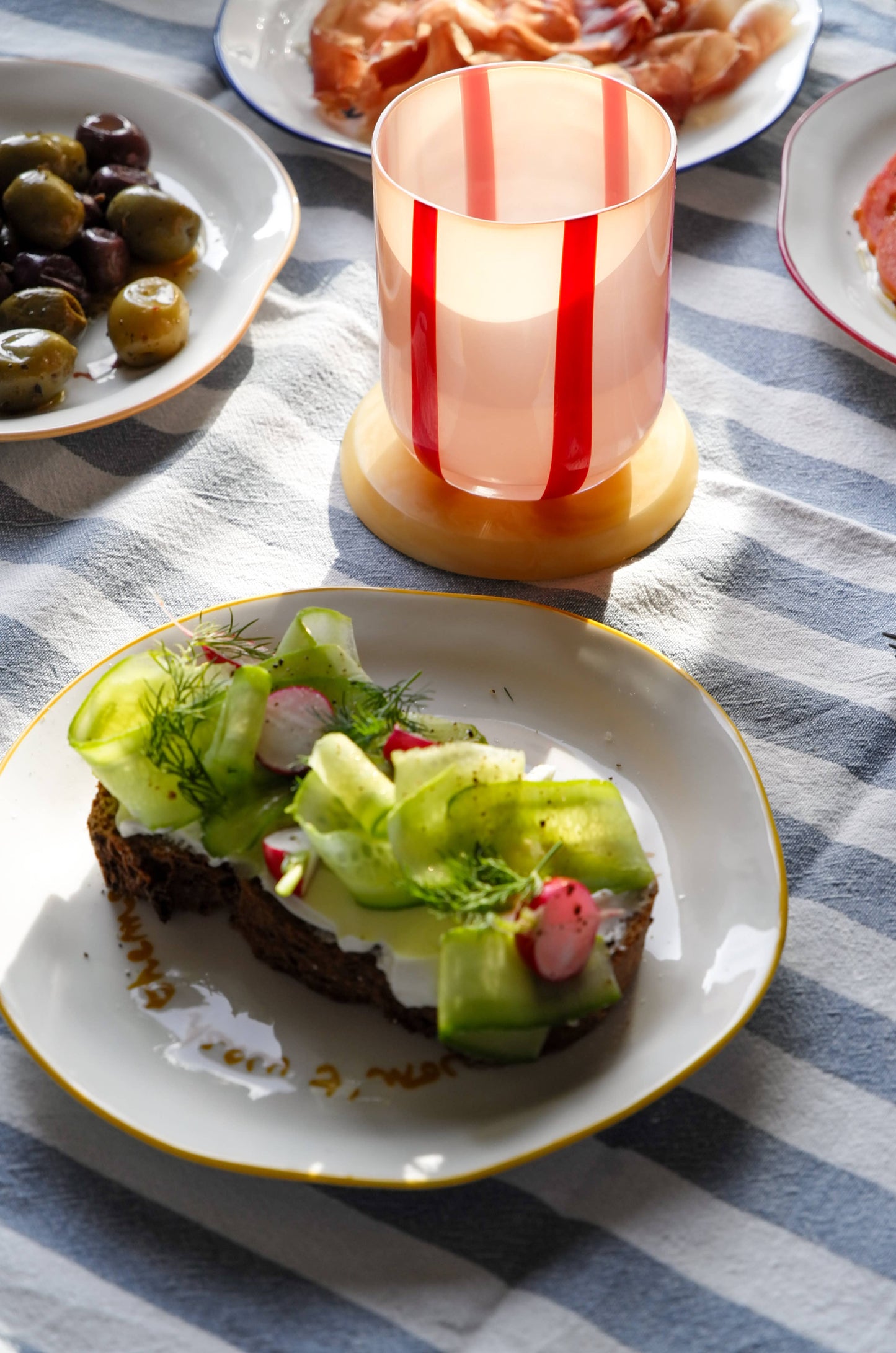 MÆGEN - Atina Glassware - Pink & Red