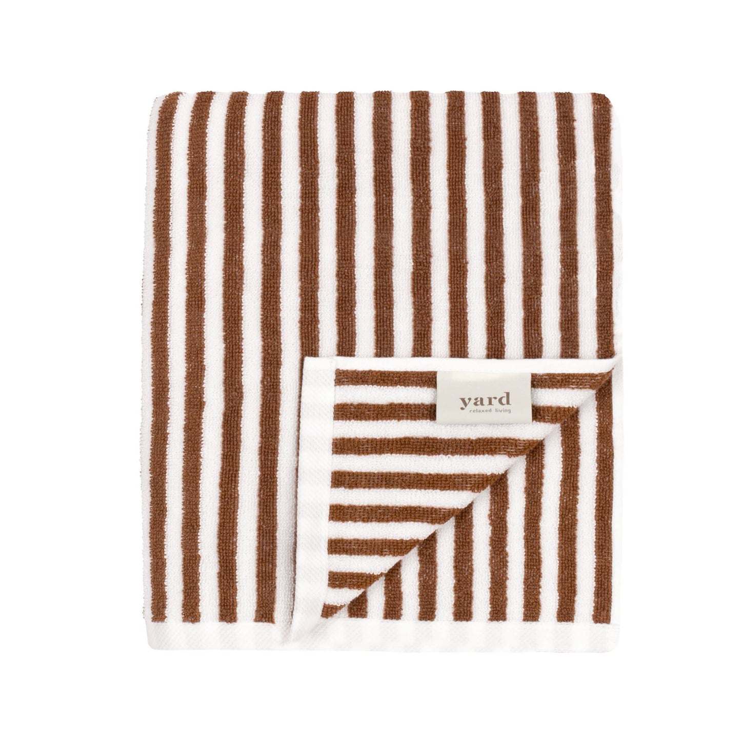 Riva Home - Hebden Striped Cotton Towels Pecan